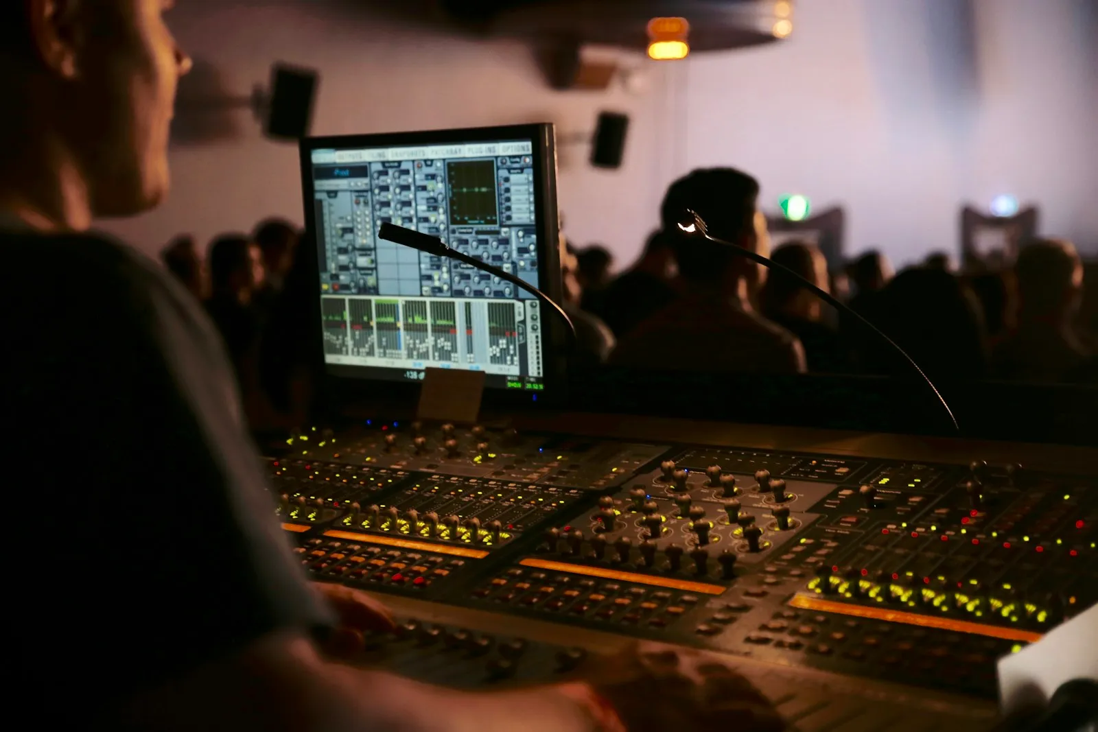 Audio production in action